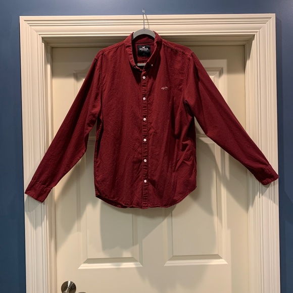Hollister Button Down Long Sleeve Shirt size Large - Picture 4 of 4